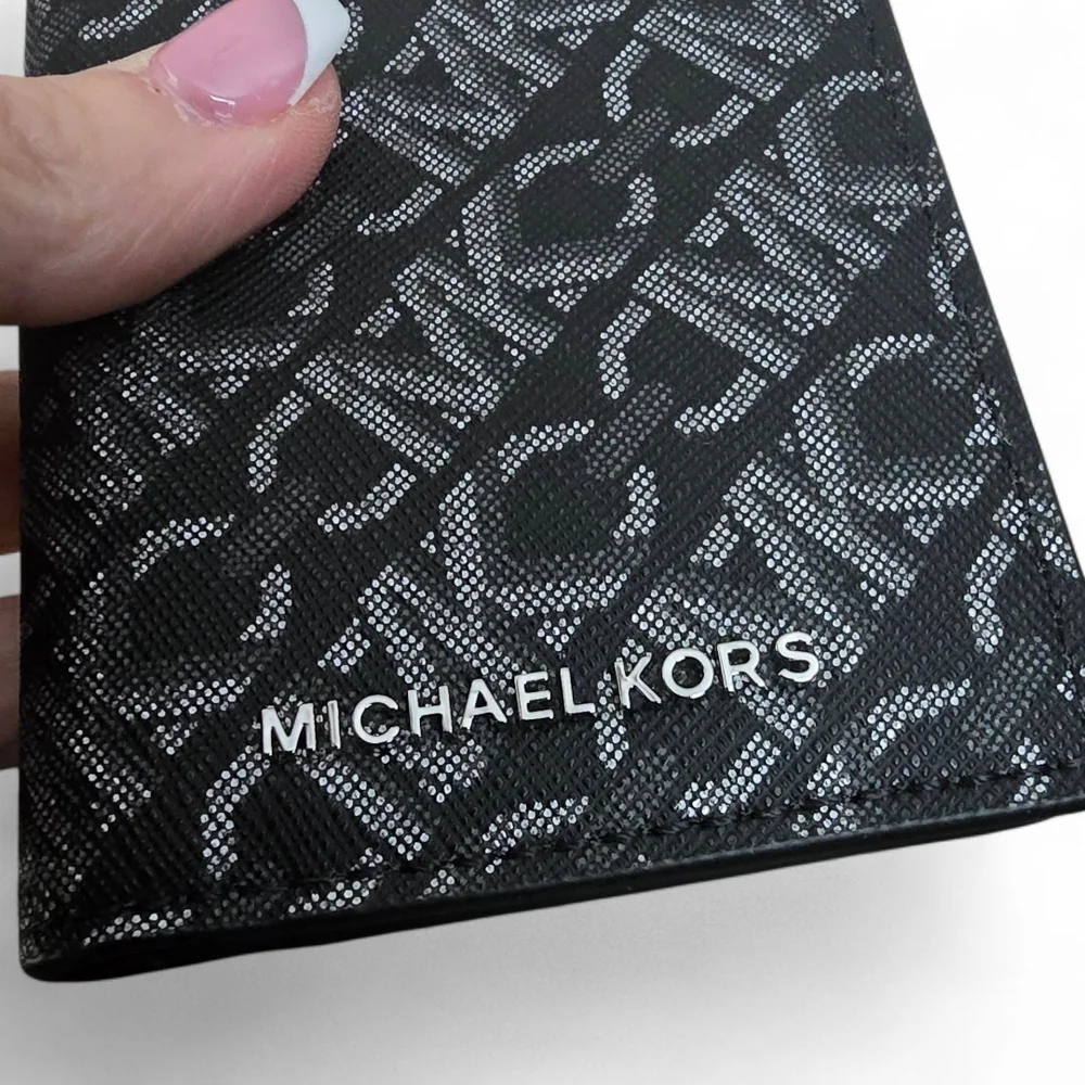 Michael Kors Black and‎ Gray Men's Wallet